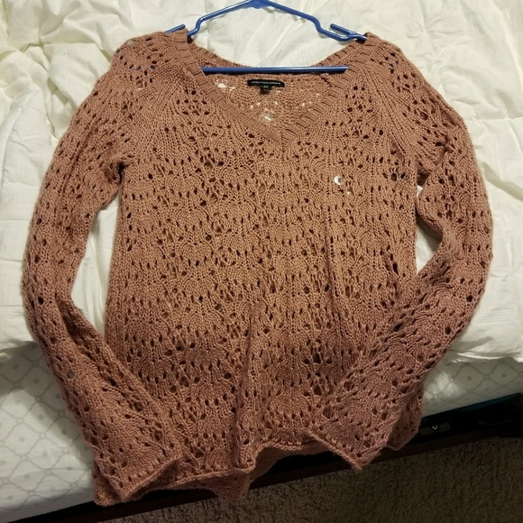 American Eagle Outfitters Sweaters - Dusty Rose Long Sleeve Sweater